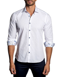 Jared Lang Oxford Sport Shirt White