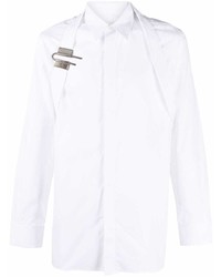 Givenchy Padlock Detail Cotton Shirt