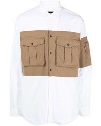 DSQUARED2 Panelled Button Up Shirt