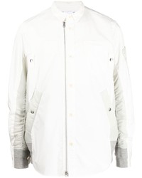 Sacai Panelled Lightweight Long Sleeve Shirt