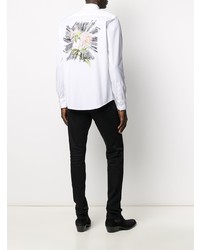 Givenchy Peony Embroidered Slim Fit Shirt