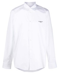 Givenchy Peony Embroidered Slim Fit Shirt