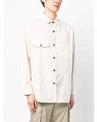 FIVE CM Plain Buttoned Cotton Shirt