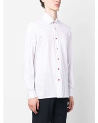Kiton Plain Cotton Shirt