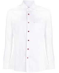 Kiton Plain Cotton Shirt