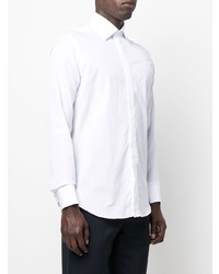 Canali Plain Long Sleeve Shirt