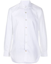 Kiton Plain Spread Collar Shirt
