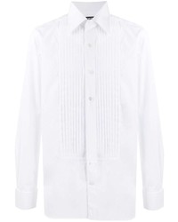 Tom Ford Pleat Detail Cotton Shirt