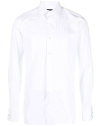 Tom Ford Pleat Detail Cotton Shirt