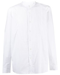 Low Brand Pleat Front Cotton Shirt
