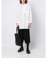 Yohji Yamamoto Pleated Detial Cotton Shirt