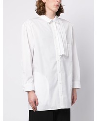 Yohji Yamamoto Pleated Detial Cotton Shirt