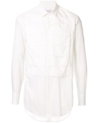 Strateas Carlucci Pleated Long Sleeve Shirt