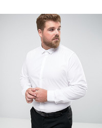ASOS DESIGN Plus Regular Fit Shirt In White