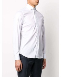 Canali Point Collar Slim Fit Shirt