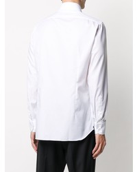 Lardini Pointed Collar Cotton Shirt