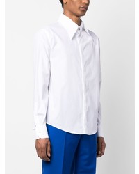 CANAKU Pointed Collar Cotton Shirt