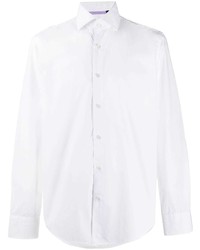 BOSS Pointed Collar Cotton Shirt