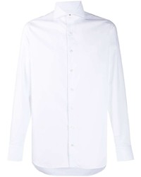 Lardini Pointed Collar Cotton Shirt