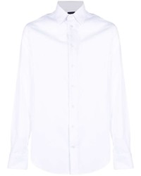 Emporio Armani Pointed Collar Cotton Shirt