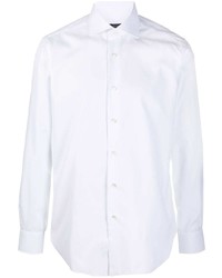 Barba Pointed Collar Cotton Shirt