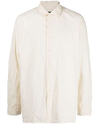 Casey Casey Pointed Flat Collar Cotton Shirt