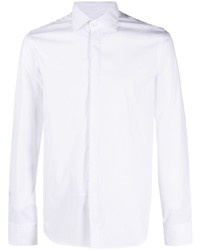 Manuel Ritz Poplin Texture Buttoned Shirt