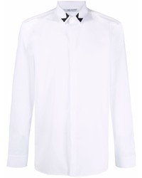Neil Barrett Printed Collar Cotton Shirt