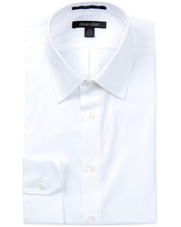 Nordstrom Rack Solid Straight Collar Traditional Fit Non Iron Dress Shirt