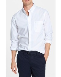 Nordstrom Shop Smartcare Trim Fit Oxford Non Iron Sport Shirt