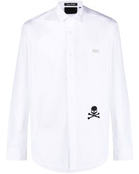 Philipp Plein Skull Detail Cotton Shirt