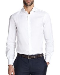 Brunello Cucinelli Slim Fit Cotton Button Down Shirt