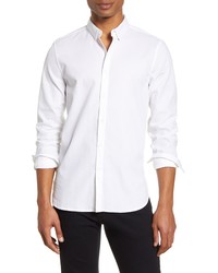 French Connection Slim Fit Dobby Button Up Shirt