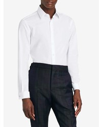 Burberry Slim Fit Double Cuff Cotton Poplin Shirt