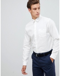 Selected Homme Slim Fit Poplin Shirt With Chest Pocket