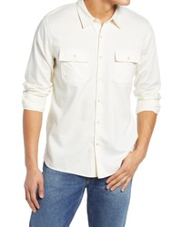 Frame Slim Fit Solid Button Up Shirt