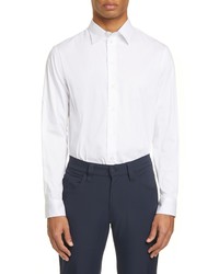 Emporio Armani Slim Fit Stretch Solid Button Up Shirt
