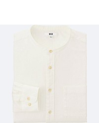 Uniqlo Soft Twill Stand Collar Long Sleeve Shirt