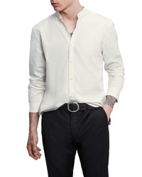 John Varvatos Solid Button Up Shirt