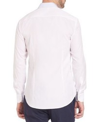 Salvatore Ferragamo Solid Cotton Sportshirt