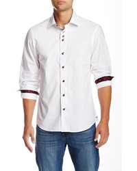 Brio Solid Long Sleeve Contemporary Fit Dress Shirt