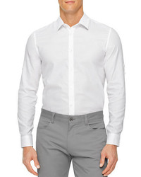 Calvin Klein Solid Long Sleeve Sportshirt