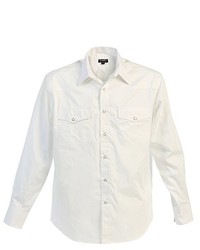 Gioberti Solid Long Sleeve Western Shirt With Pearl Snap On Buttons