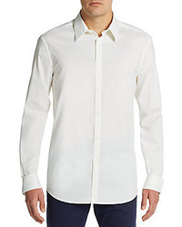 Versace Speckle Print Cotton Blend Sportshirt
