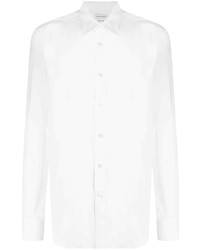 Alexander McQueen Spread Collar Button Up Shirt