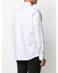 Z Zegna Spread Collar Cotton Shirt