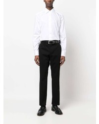 Zegna Spread Collar Cotton Shirt