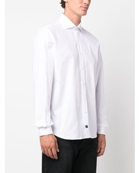 Fay Spread Collar Cotton Shirt