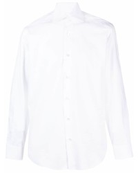 Barba Spread Collar Cotton Shirt