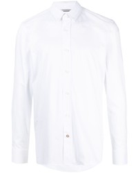 BOSS Spread Collar Cotton Shirt